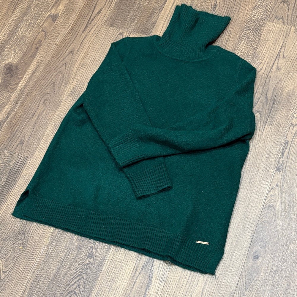 Anne Klein Deep Green Turtleneck Sweater
